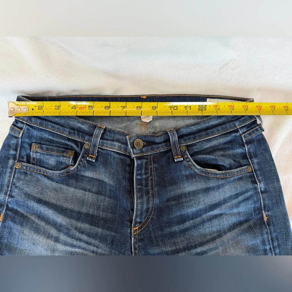 Rag & Bone The Dre Jeans slim boyfriend size 28 dark faded color The Pike - Picture 9 of 13